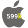 Aplicativo 599k para iOS